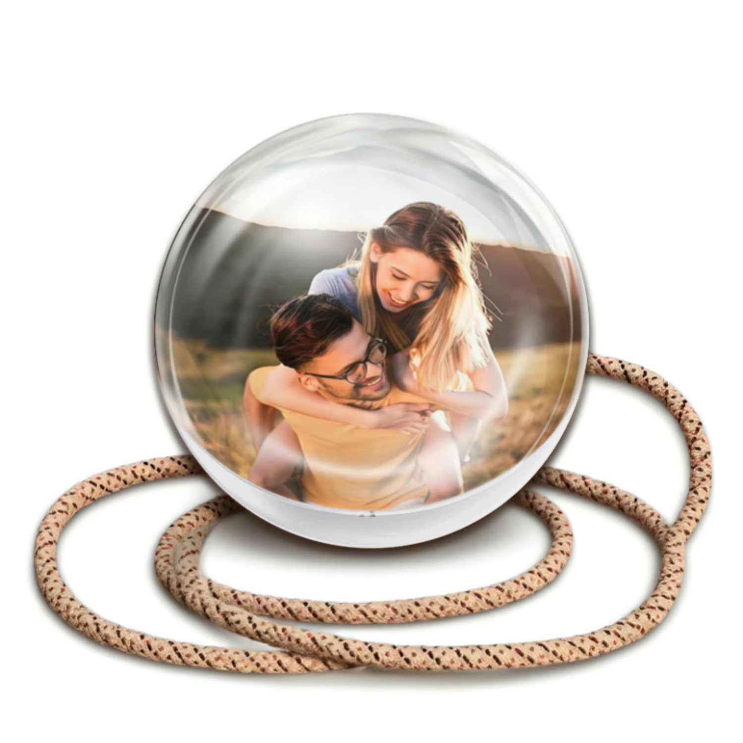 2.7inch Crystal Ball with Electronic Display DIY Video Import Possible Unique Gift for Home & Office Light-Up Sphere