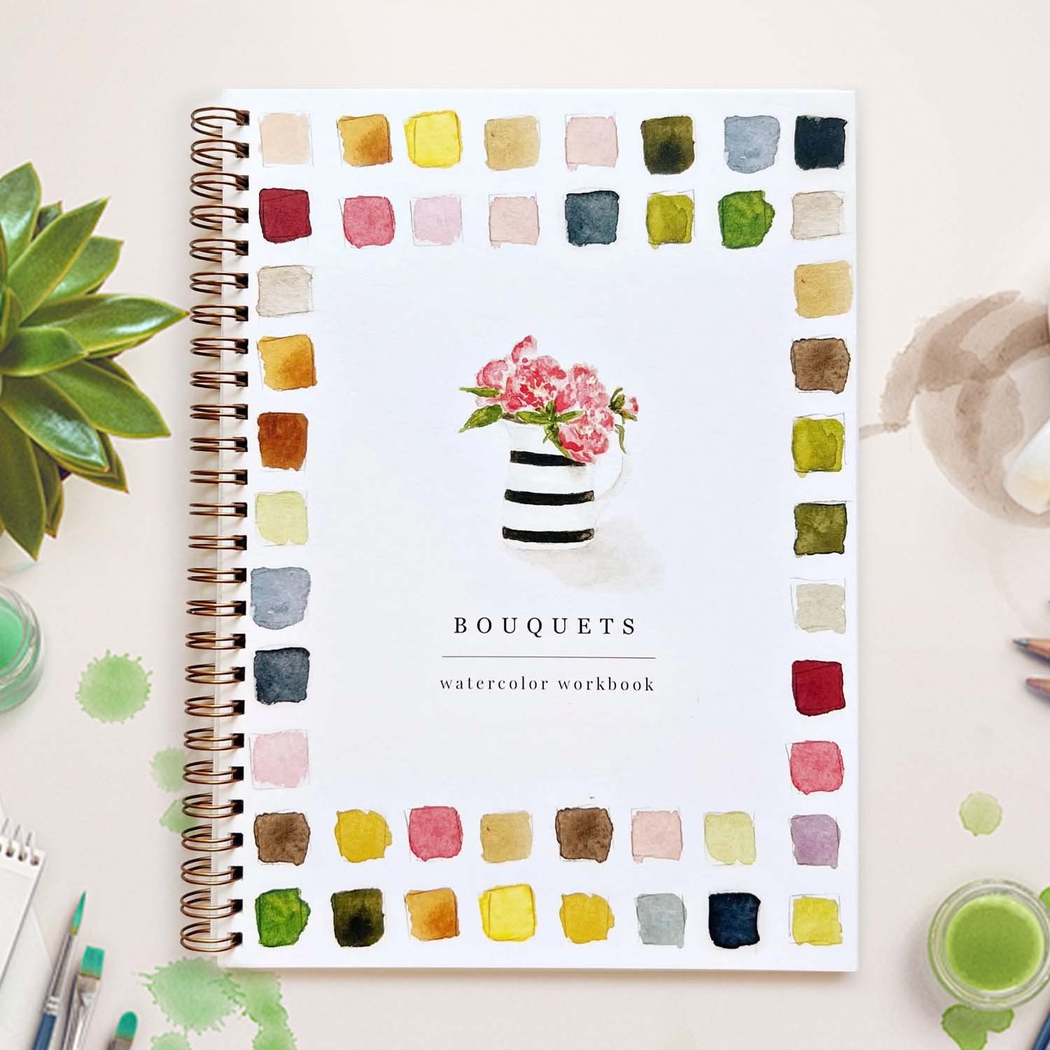 Watercolor Workbook Say Goodbye to Anxiety Awaken Your Artistic Talent