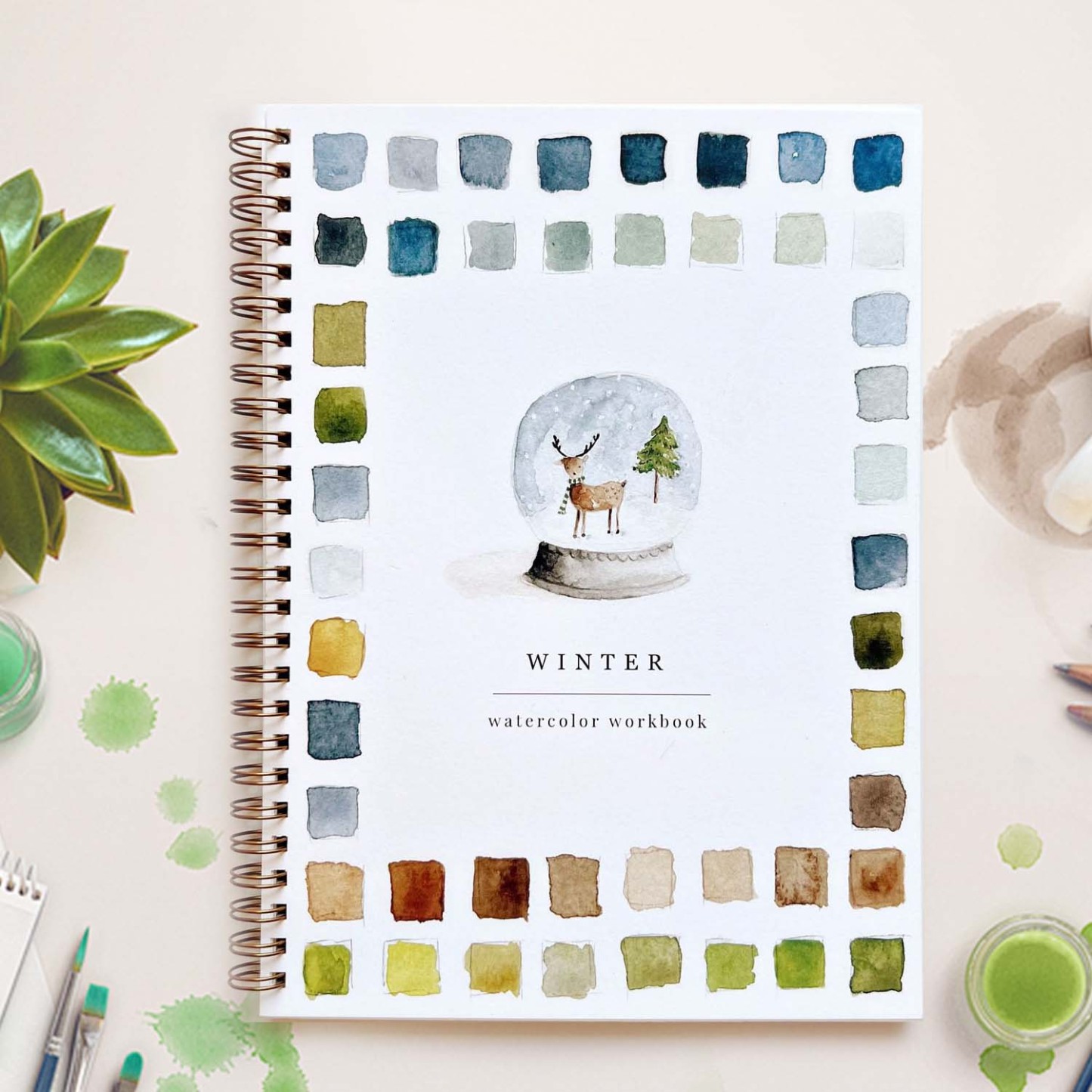 Watercolor Workbook Say Goodbye to Anxiety Awaken Your Artistic Talent