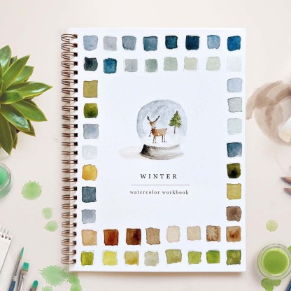 Watercolor Workbook Say Goodbye to Anxiety Awaken Your Artistic Talent