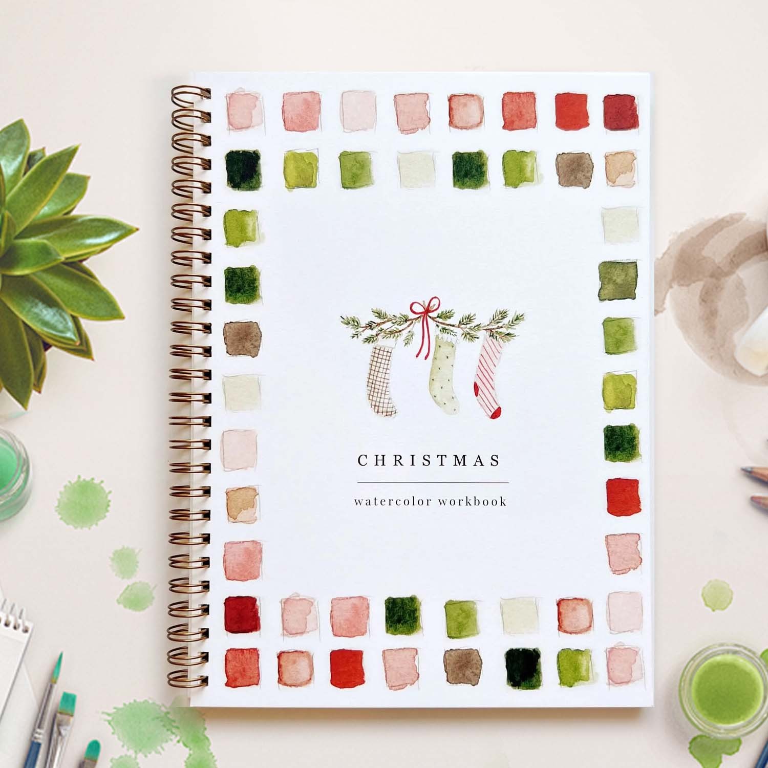 Watercolor Workbook Say Goodbye to Anxiety Awaken Your Artistic Talent