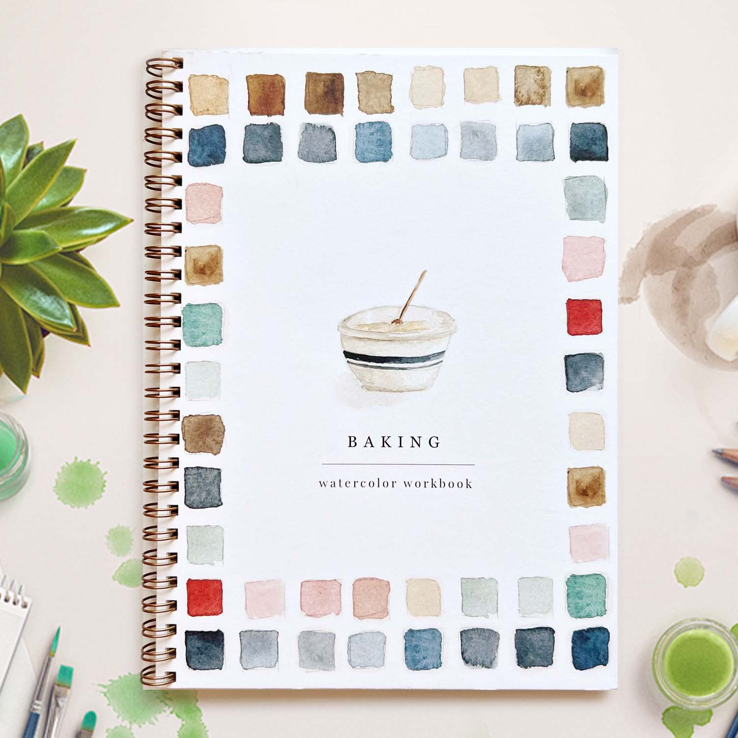 Watercolor Workbook Say Goodbye to Anxiety Awaken Your Artistic Talent