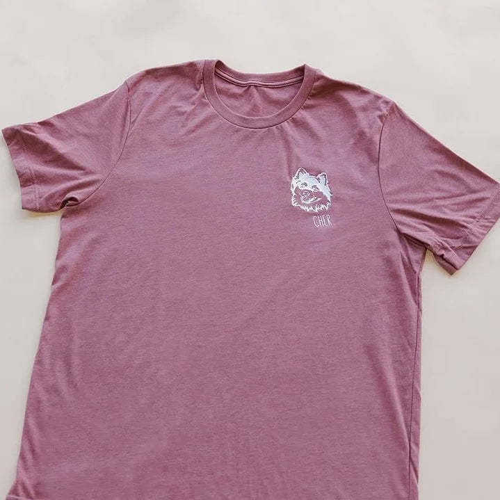 Custom Embroidered Pet Face T-shirt, Sweatshirt, Hoodie