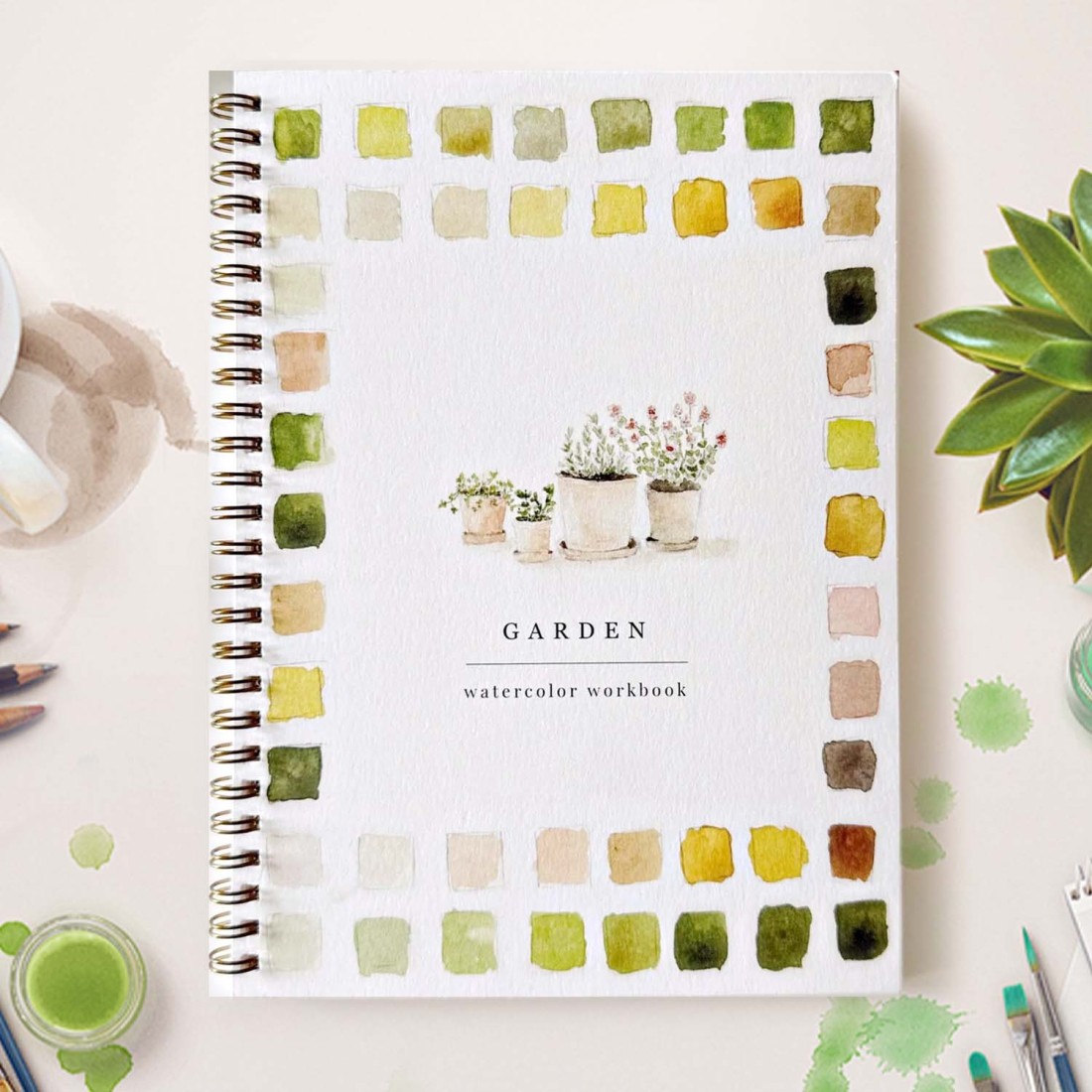 Watercolor Workbook Say Goodbye to Anxiety Awaken Your Artistic Talent