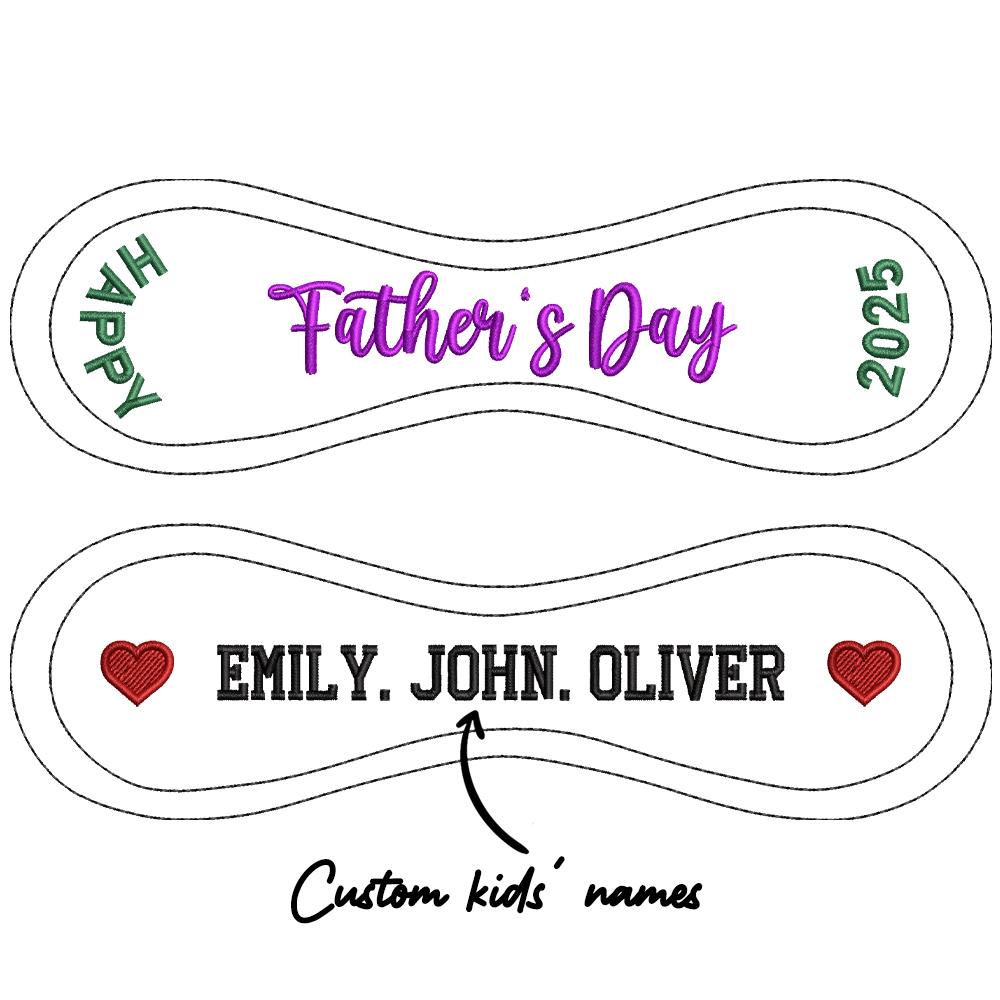 Custom Embroidered Father's Day Baseball & Softball, Gift for DAD