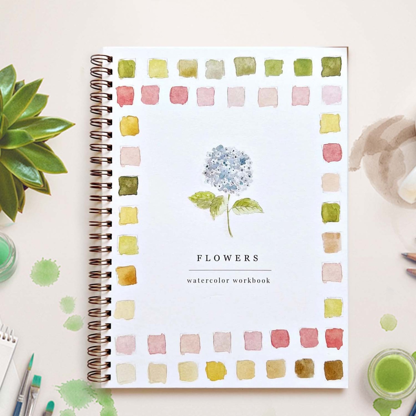 Watercolor Workbook Say Goodbye to Anxiety Awaken Your Artistic Talent