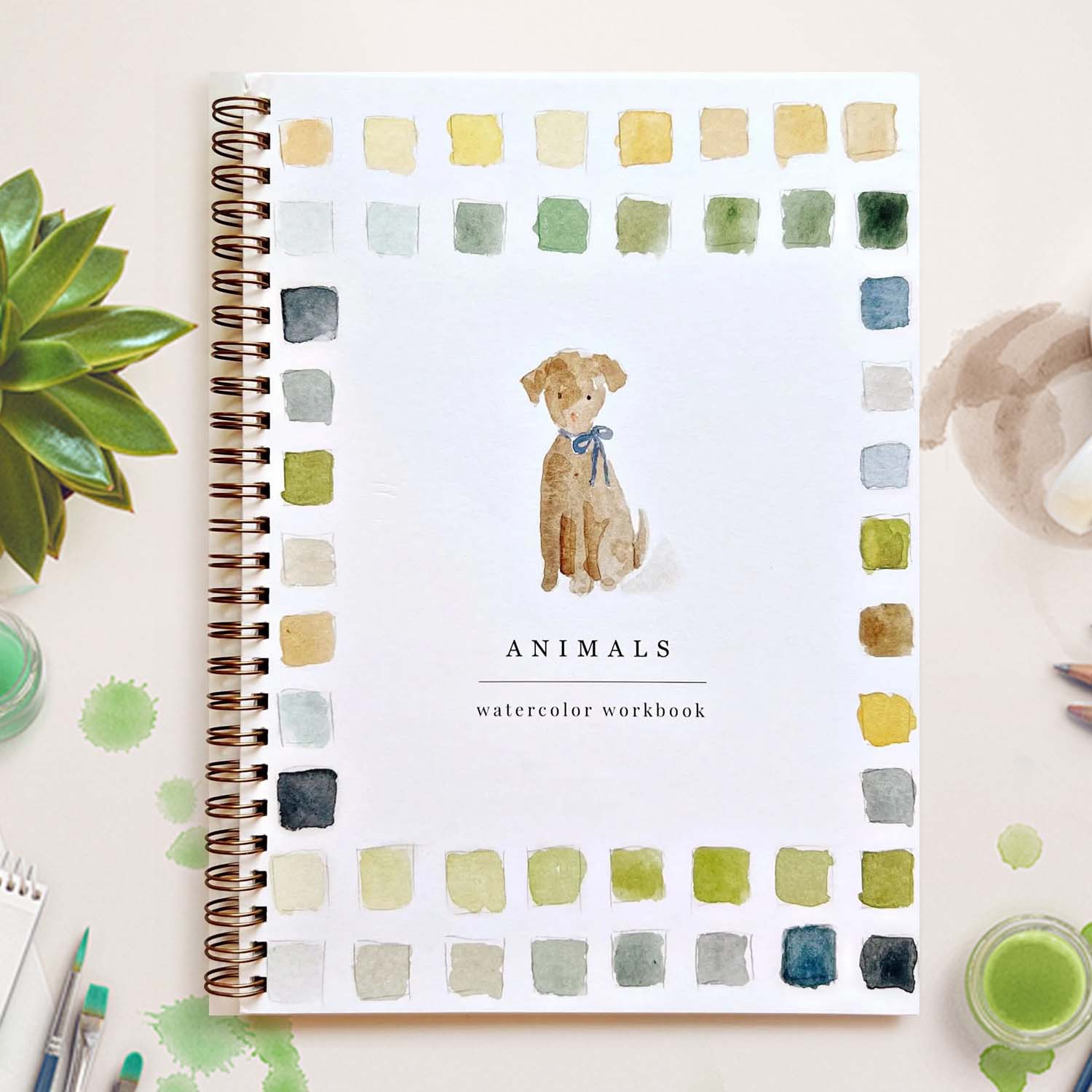 Watercolor Workbook Say Goodbye to Anxiety Awaken Your Artistic Talent