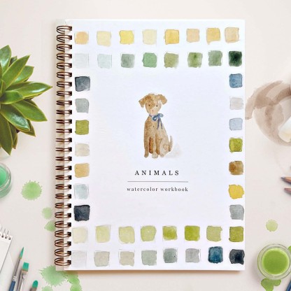 Watercolor Workbook Say Goodbye to Anxiety Awaken Your Artistic Talent