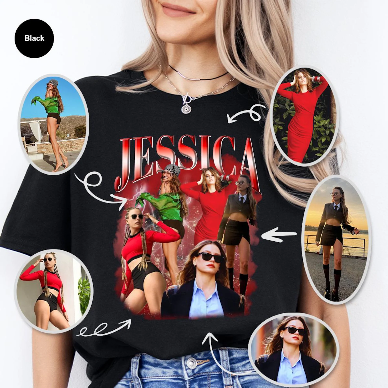 Custom Bootleg Shirt, Best Dad Ever Shirt, Custom Bootleg Rap Tee, Gift for Girlfriend Gift for Boyfriend, Personalized Photo Sweatshirt