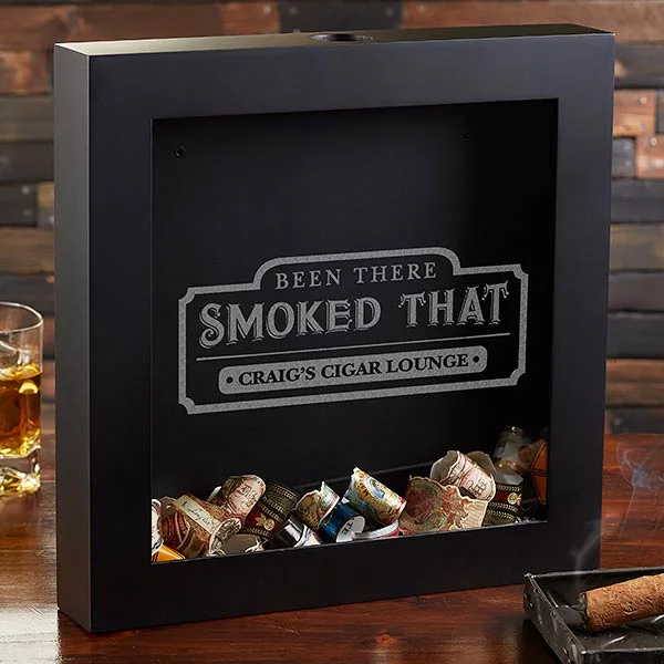 Father’s Day Personalized Cigar Shadow Box | Been There Smoked That