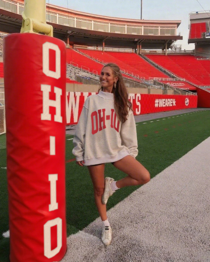 Personalized Team Two-Way Stand-Up Collar Sweatshirt