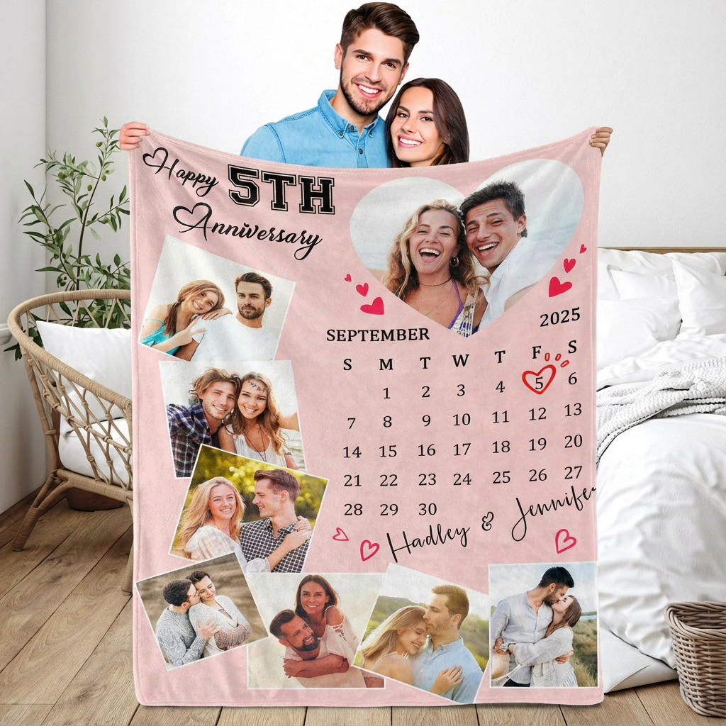 Custom Couple Blanket Photo,Valentine's Day gifts💓