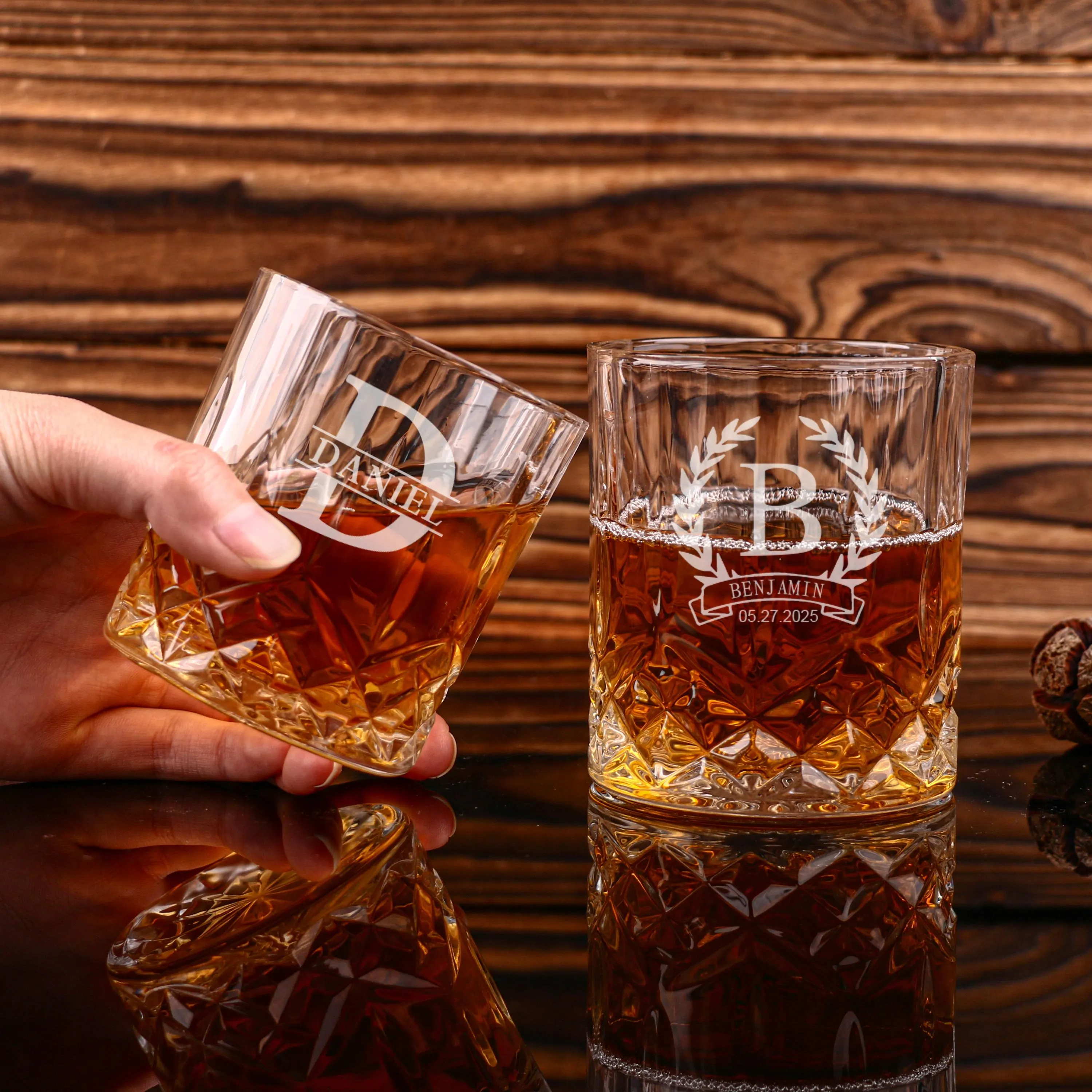 Groomsmen Whiskey Glasses, Groomsmen Gift Idea, Engraved Old Fashion, Personalized Groomsmen, Best Man Gift, Groomsmen Proposal Gifts