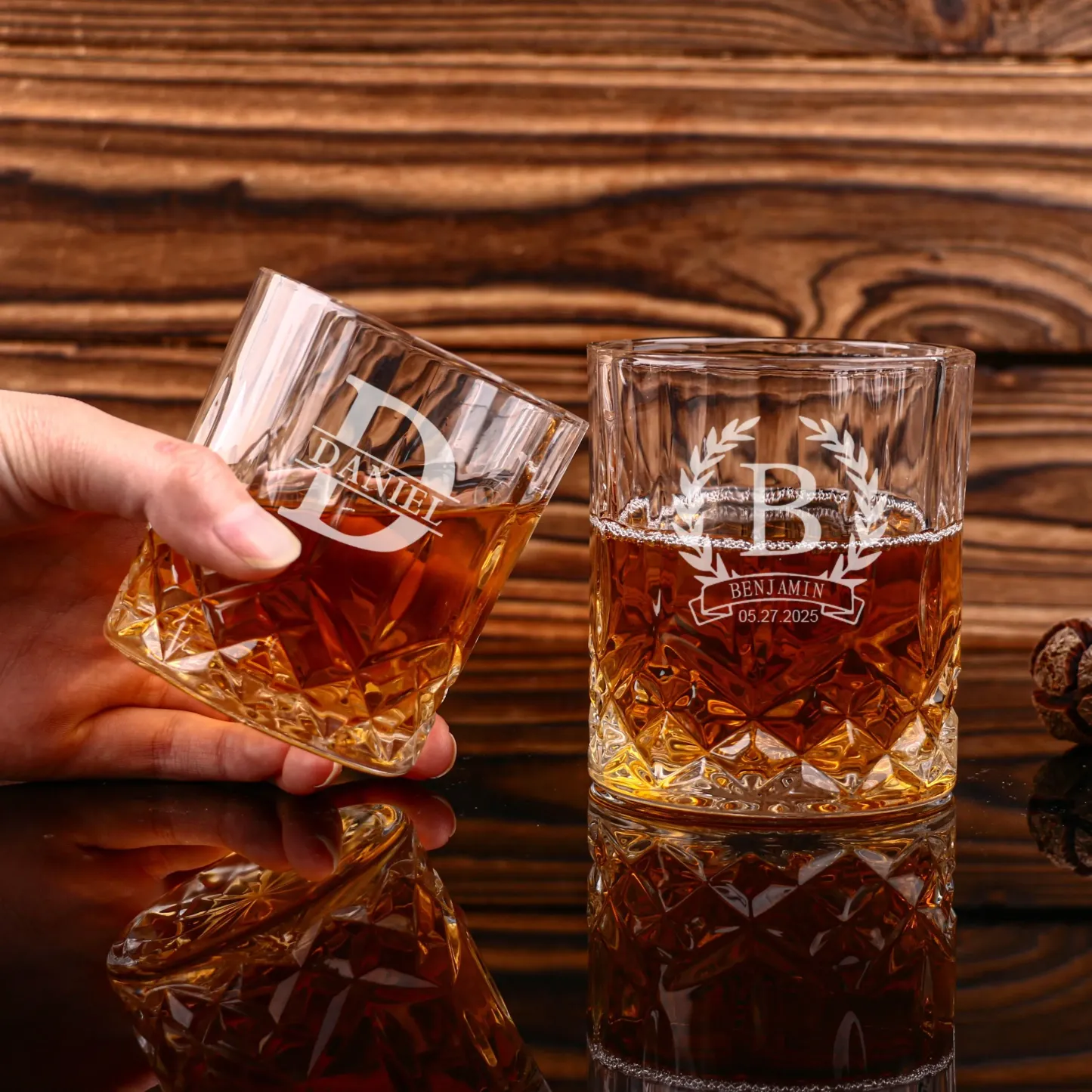 Groomsmen Whiskey Glasses, Groomsmen Gift Idea, Engraved Old Fashion, Personalized Groomsmen, Best Man Gift, Groomsmen Proposal Gifts