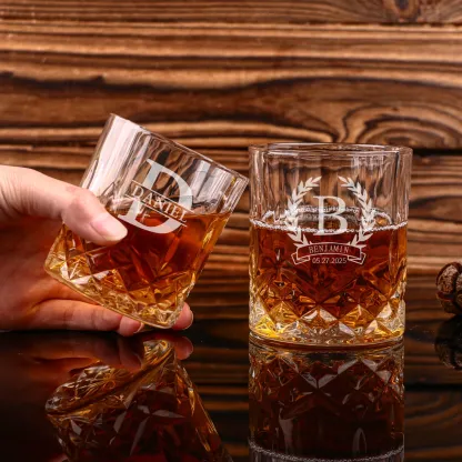 Groomsmen Whiskey Glasses, Groomsmen Gift Idea, Engraved Old Fashion, Personalized Groomsmen, Best Man Gift, Groomsmen Proposal Gifts