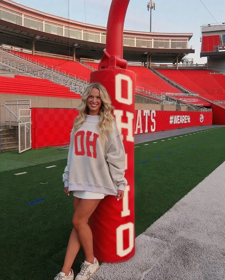 Personalized Team Two-Way Stand-Up Collar Sweatshirt
