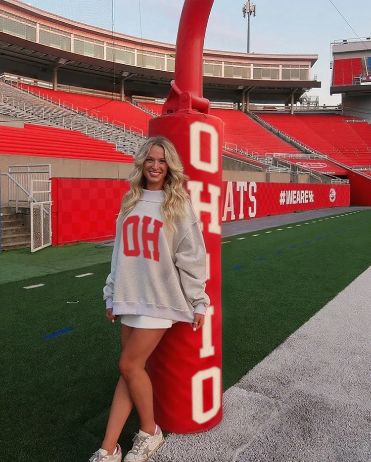 Personalized Team Two-Way Stand-Up Collar Sweatshirt