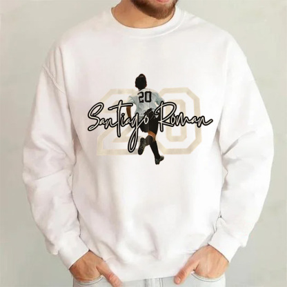 Custom Sports Jersey Photo Sweatshirt – Player Name & Number Design
