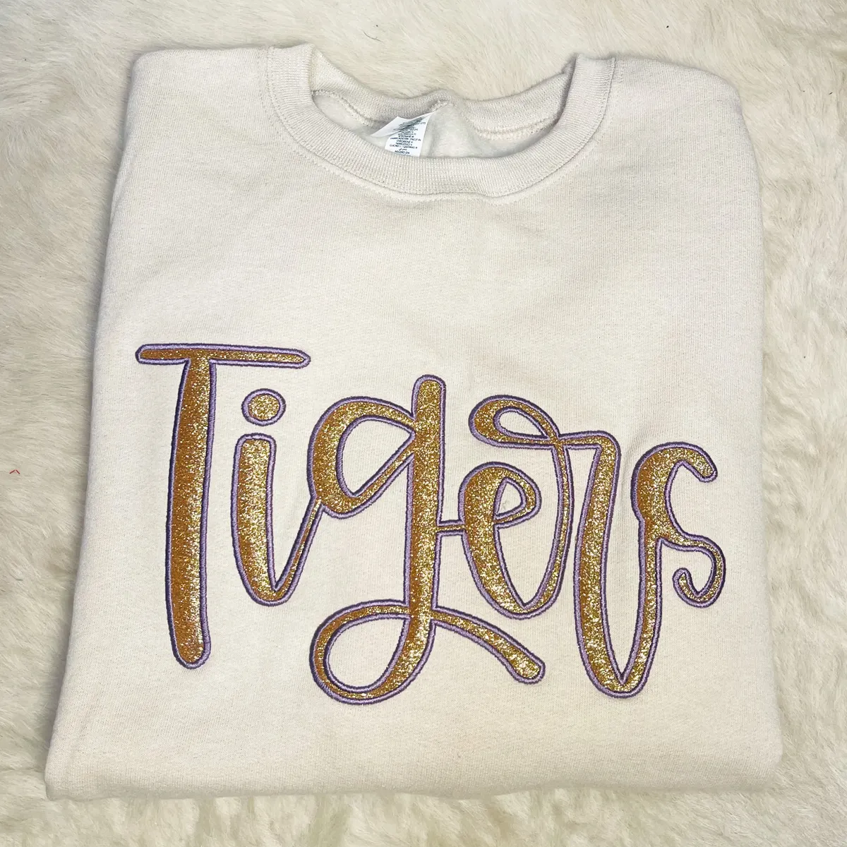 Sparkle Tigers Embroidered Game Day T-shirt/Sweatshirt/Hoodie