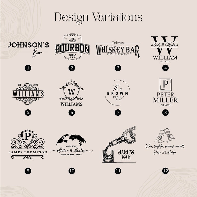 Wedding Gift Personalized Wooden Whiskey Decanter, Liquor Dispenser, Engagement Gift, Newlywed Gift, Couple First Christmas Gift Idea-Creatgifts