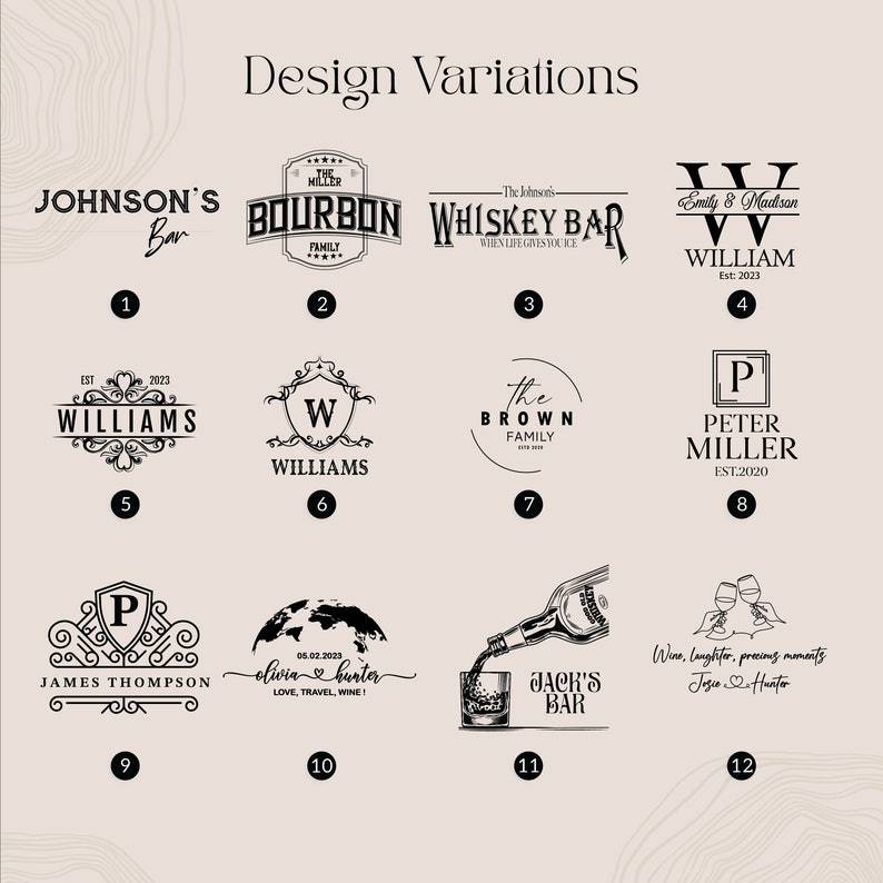 Wedding Gift Personalized Wooden Whiskey Decanter, Liquor Dispenser, Engagement Gift, Newlywed Gift, Couple First Christmas Gift Idea-Creatgifts