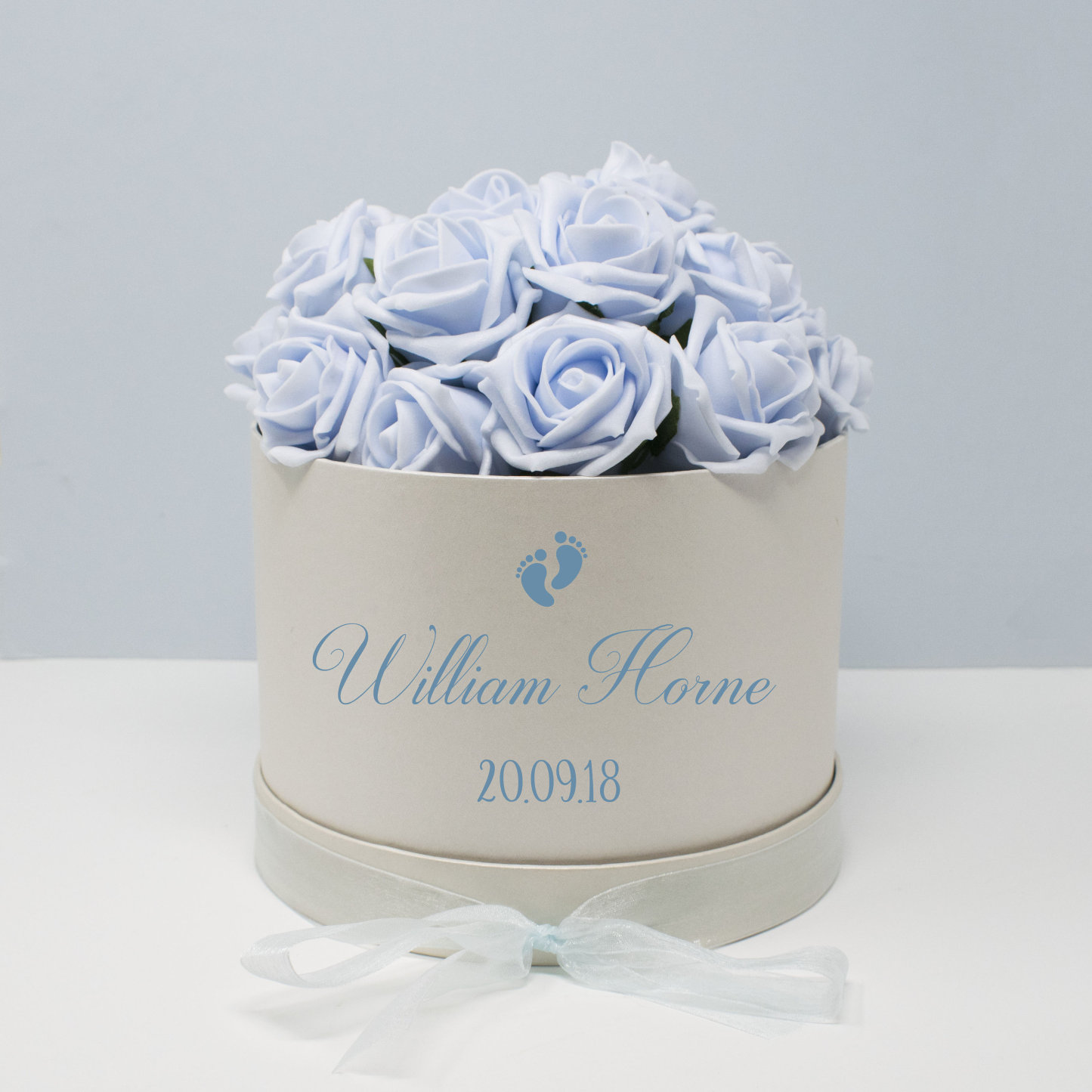 Personalised Baby Shower Flower Hat Box, Mum To Be Gifts, Newborn Baby Shower Gifts
