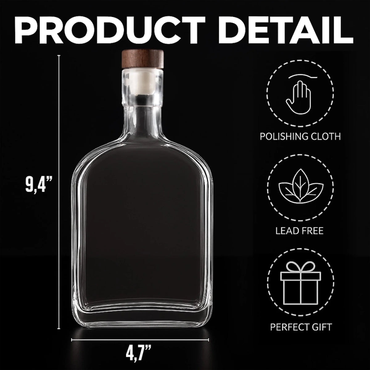 To My First And Forever Hero - Family Personalized Custom Whiskey Bottle - Father's Day, Gift For Dad, Grandpa