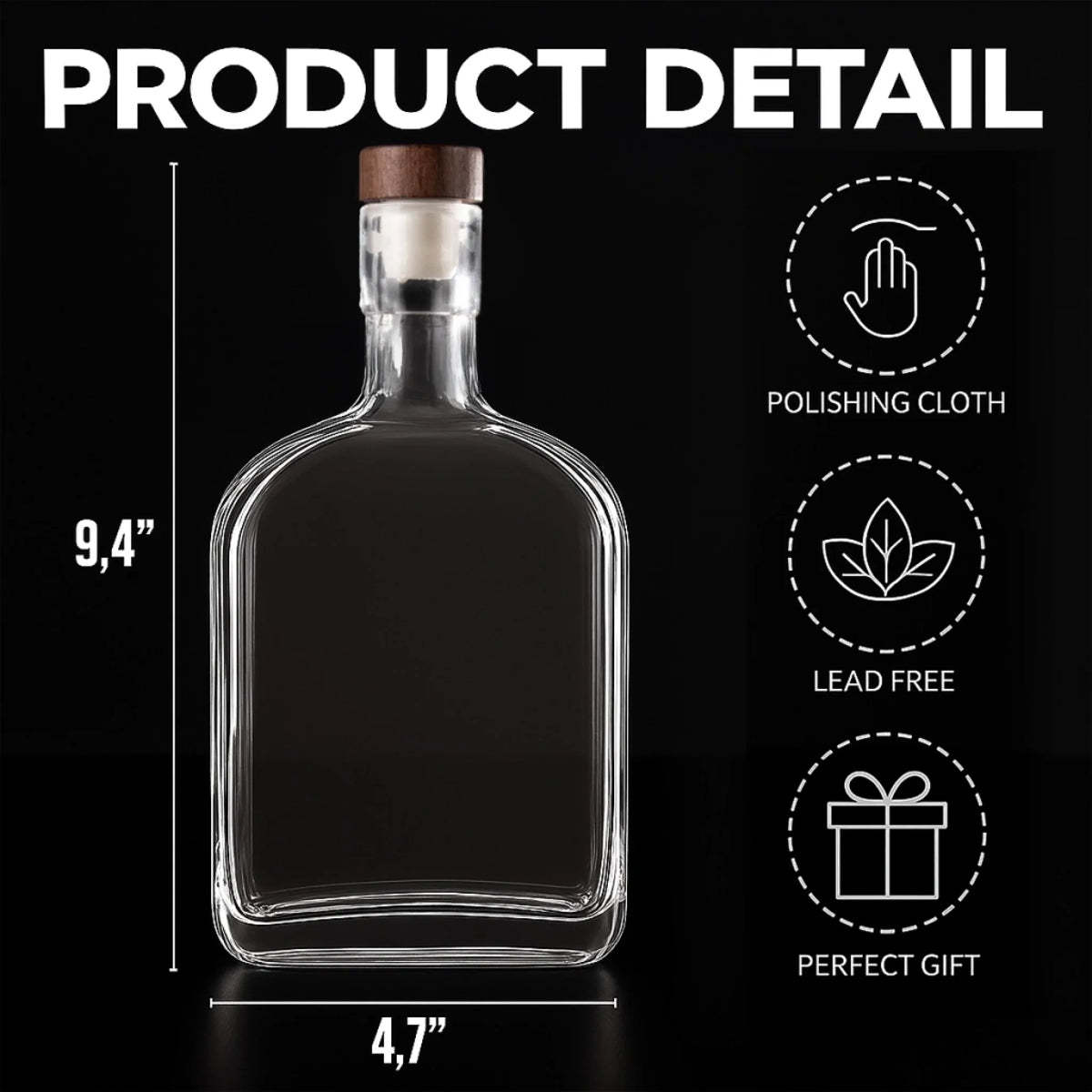 To My First And Forever Hero - Family Personalized Custom Whiskey Bottle - Father's Day, Gift For Dad, Grandpa