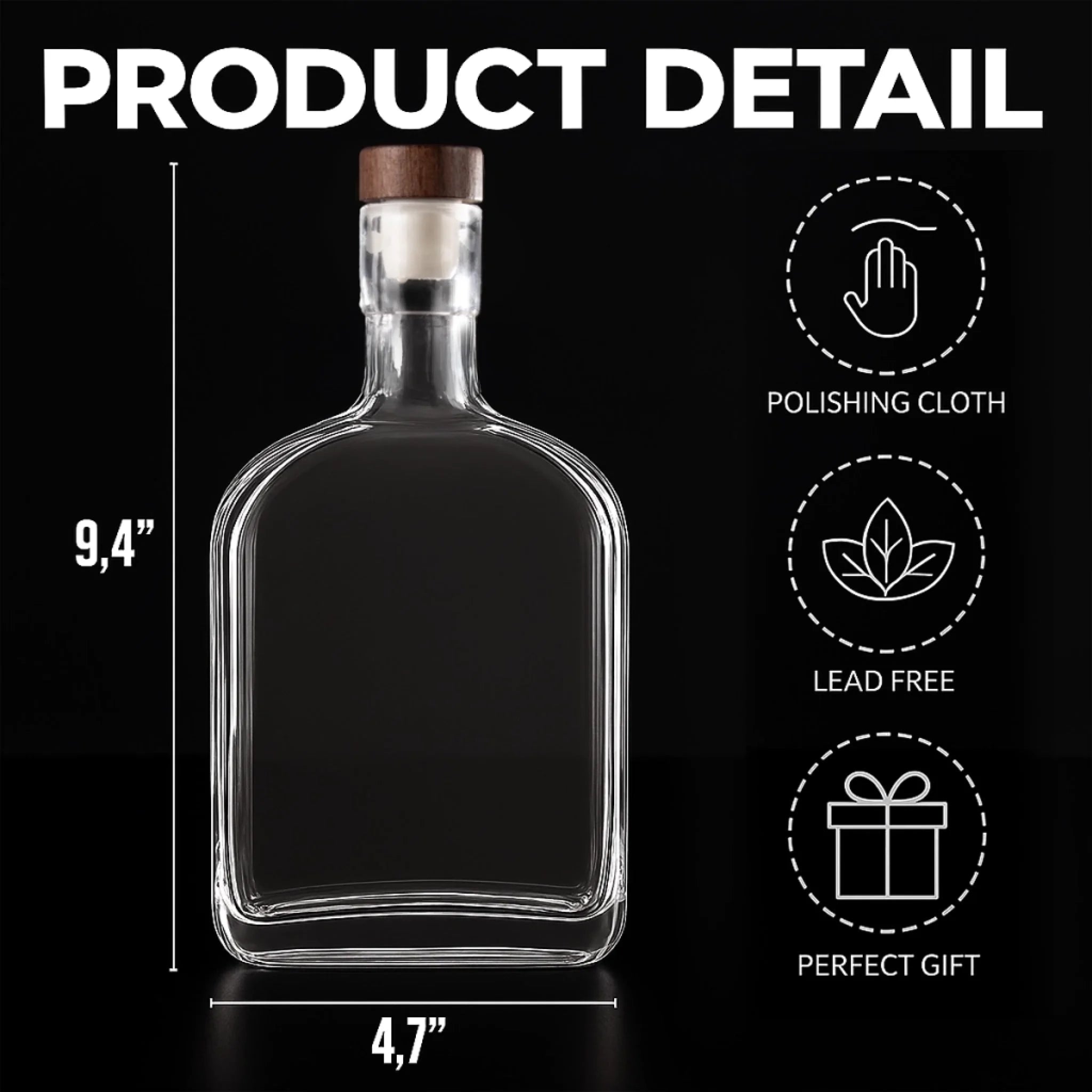 From The Loudest Part Of Your Life - Family Personalized Custom Whiskey Bottle - Father's Day, Gift For Dad, Grandpa