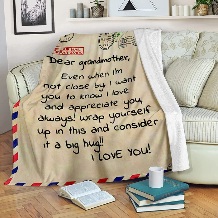 Personalized Family Letter Blanket Gift For Birthday Gifts For Her/Him