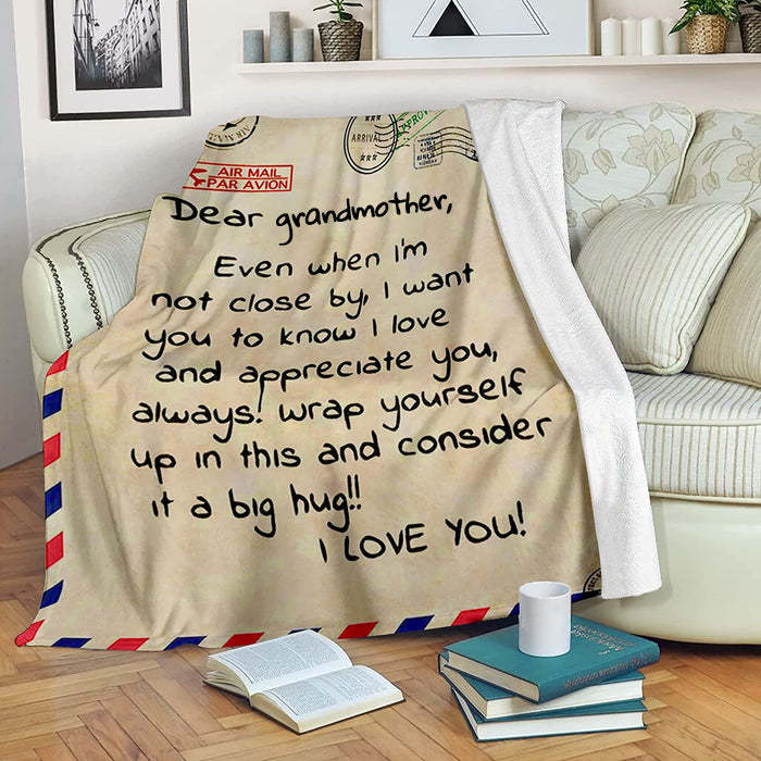 Personalized Family Letter Blanket Gift For Birthday Gifts For Her/Him