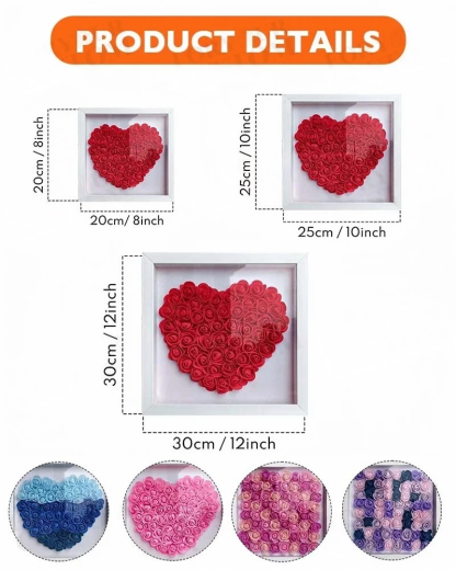 MUM We Love You - Personalized Flower Shadow Box - Mother's Day Gift 