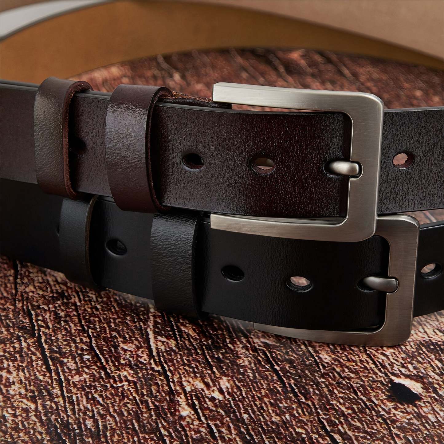 Belt Reminder We Love You For Dad - Personalized Engraved Leather Belt