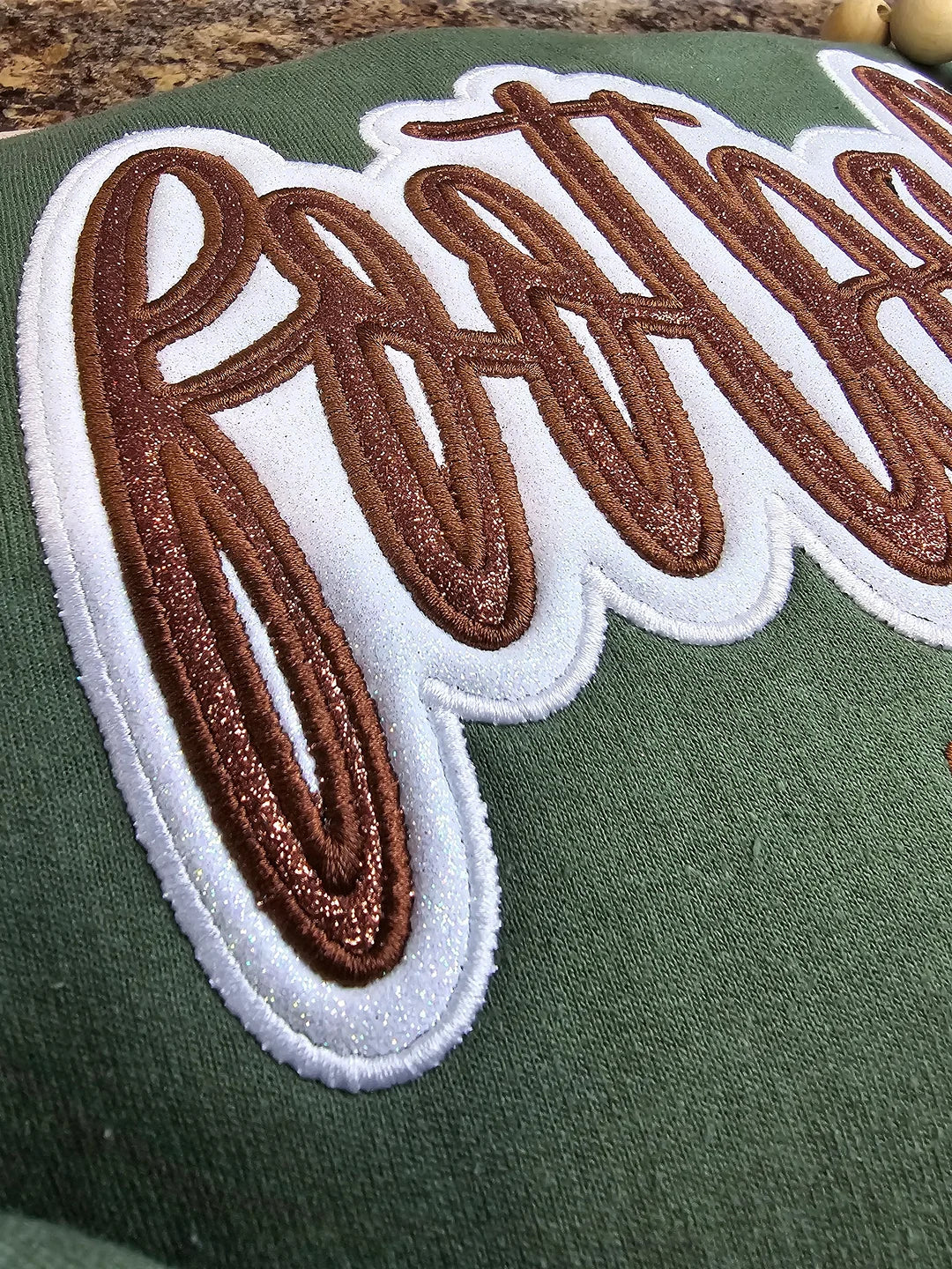 Football Glitter Sweatshirt