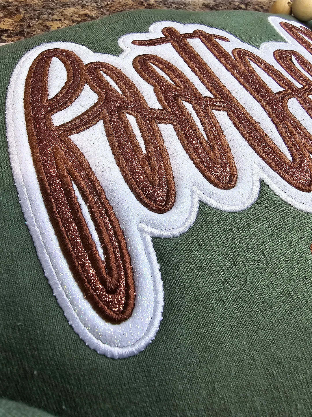 Football Glitter Sweatshirt