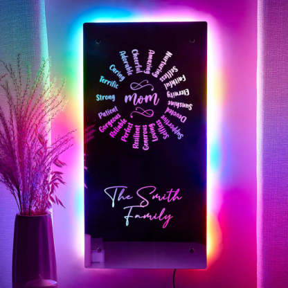Personalized Name Mirror Light Mother's Day Gift