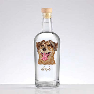 Custom Whiskey Bottles with Pet Portraits