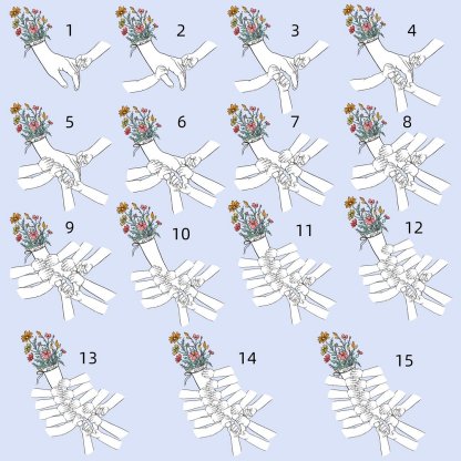 We Love You Mommy Hand Holding - Personalized Flower Shadow Box 