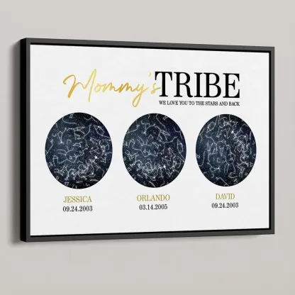 The Night Your Children Were Born Custom Star Frame, Perfect Mother's Day Gift Birthday Gift For Mom-Creatgifts
