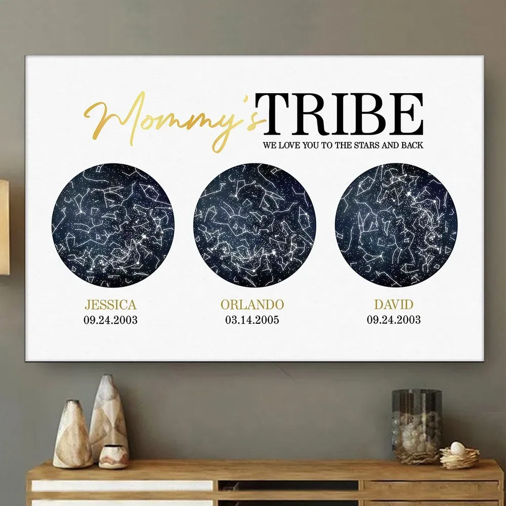 The Night Your Children Were Born Custom Star Frame, Perfect Mother's Day Gift Birthday Gift For Mom-Creatgifts