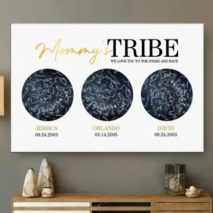 The Night Your Children Were Born Custom Star Frame, Perfect Mother's Day Gift Birthday Gift For Mom-Creatgifts