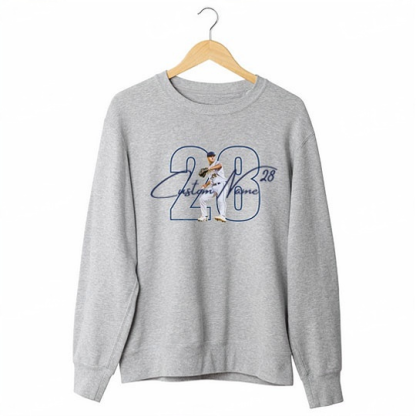 Custom Family Photo Sport T-Shirt/Personalize Cheer Tee