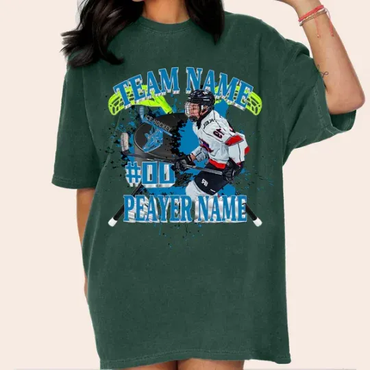 Baseball/Football/Soccer/Softball/Hockey Shirt Personalized Photo Shirt Custom Sports Mom Football Season Ball-Creatgifts