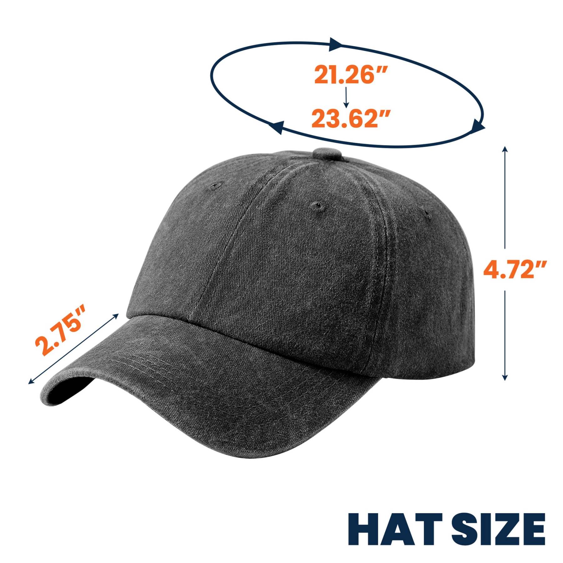 Custom Dad With Kids Names - Personalized Embroidered Distressed Hat