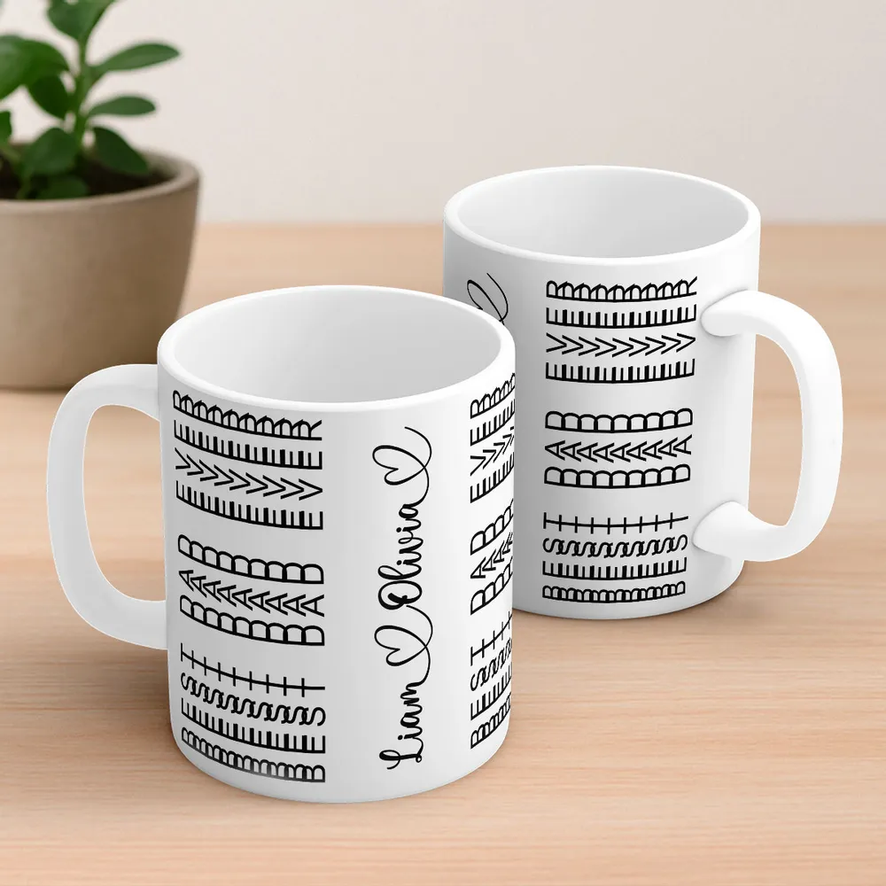 Best Dad Ever Funny Dad Hidden Message Personalized Mug, Father's Day Gift for Dad, Custom Kids' Names