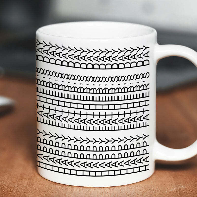 Best Dad Ever Funny Dad Hidden Message Personalized Mug, Father's Day Gift for Dad, Custom Kids' Names