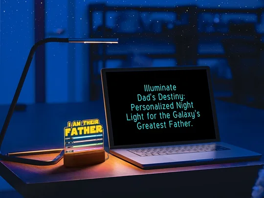 50%OFF🔥I Am Their Father Night Light with Kids Names - Best Gift For Dad