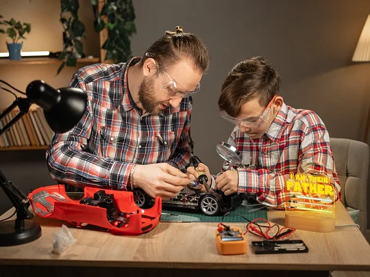 50%OFF🔥I Am Their Father Night Light with Kids Names - Best Gift For Dad