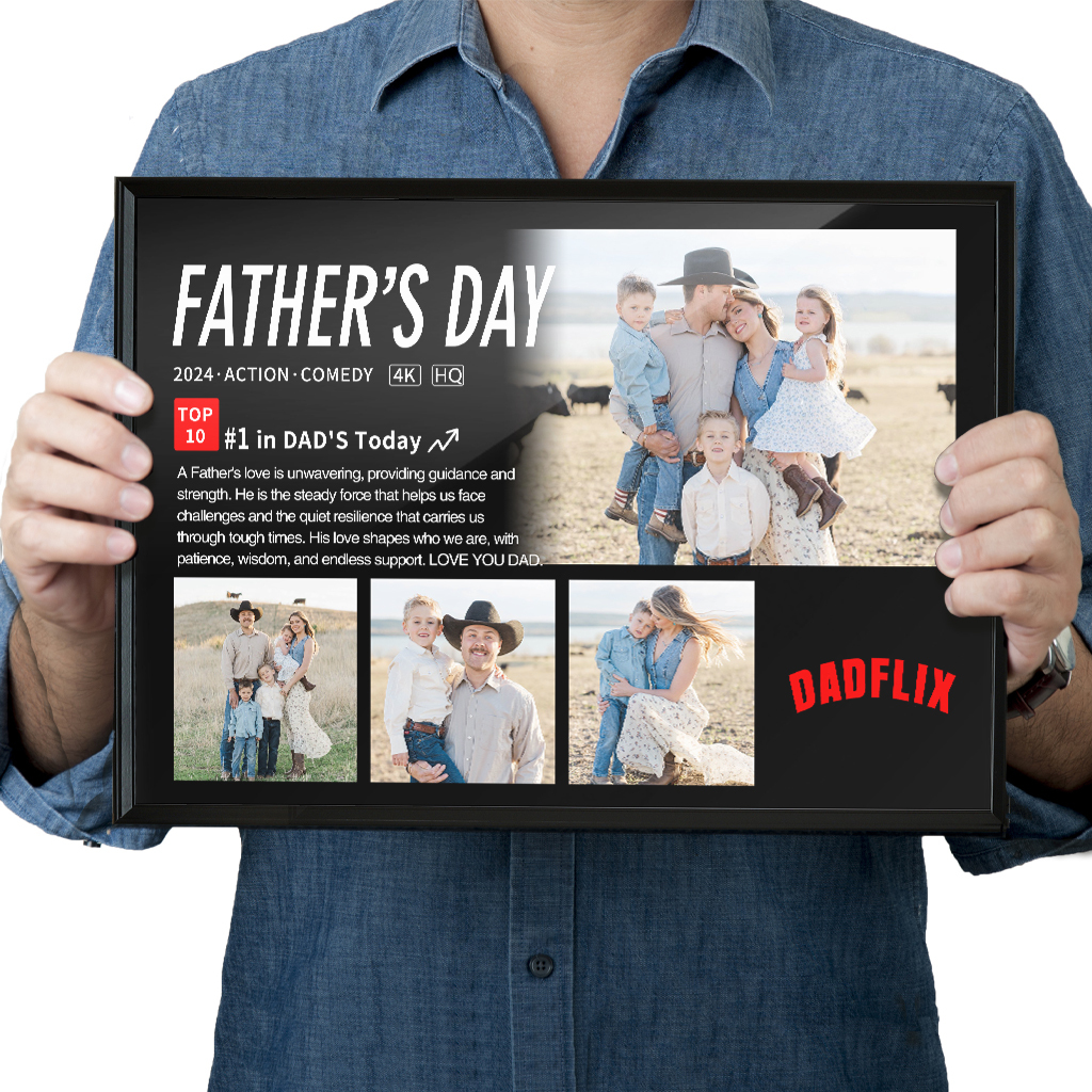 The Customized Dadlfix Movie Photo Frame Made Him The Star Of The Show At This Moment.