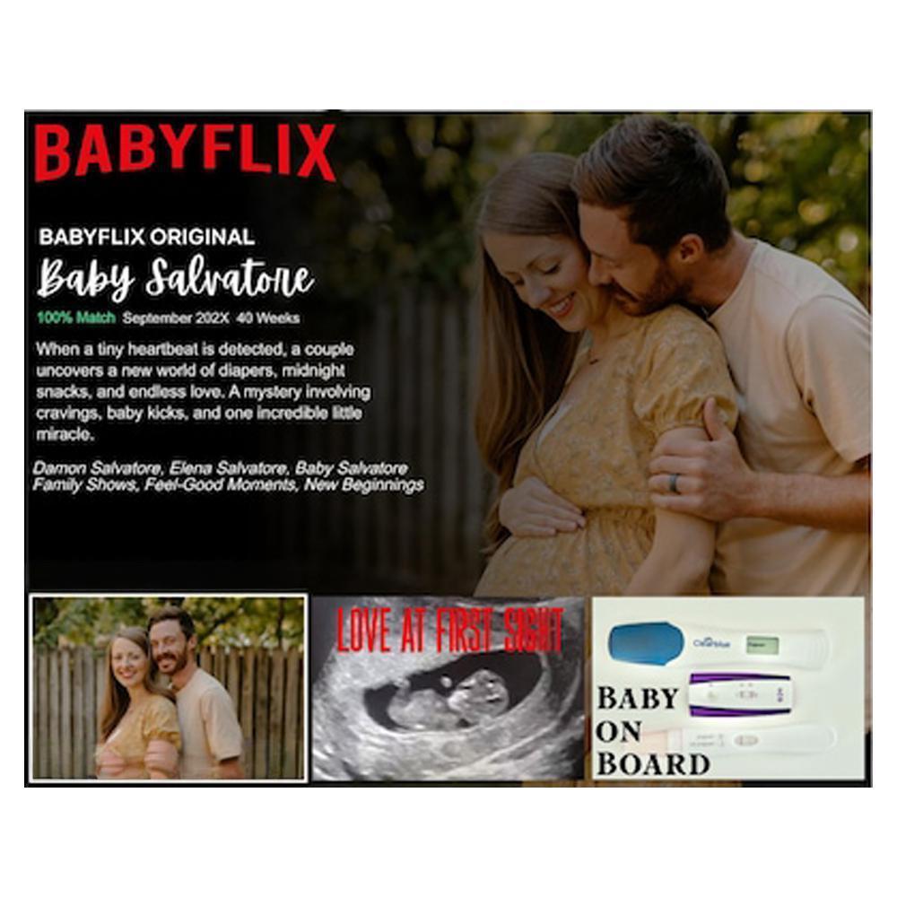 Record The Process Of Becoming A New Father, Photo Movie Frame, The Birth Of A New Baby Father's Day Gift